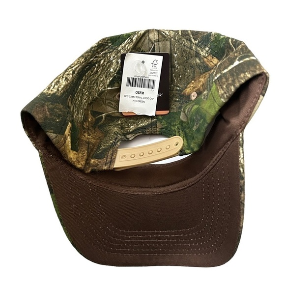 BASS Pro Camo Tonal Logo Hat HTC Green NWT - Picture 3 of 4